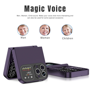 F15 Mini GSM 2 carte SIM caméra arrière liste noire magique appel vocal enregistrement vitesse cadran MP4 torche petit téléphone portable pliable - Product Image 6
