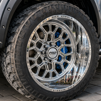 Jantes forgées sur mesure 20 22 24 26 28 à déport négatif profond 5*5 6*5 8*180 en alliage forgé pour RAM 1500 2500 3500