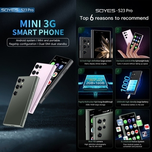 <span class=keywords><strong>2023</strong></span> superventas SOYES S23 Pro 2GB + 16GB 3 pulgadas Smartphone 3G Dual SIM teléfonos móviles Mini teléfono móvil Android - Product Image 4