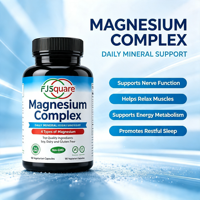 Complément en capsules de magnésium L-thréonate, taurate, glycinate, malate, citrate OEM pour les muscles - Complexe de magnésium en capsules