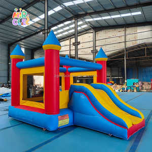 <span class=keywords><strong>บ้าน</strong></span>เด้งเป่าลมเชิงพาณิชย์สีแดงน้ำเงินพร้อมสไลเดอร์ <span class=keywords><strong>บ้าน</strong></span>เด้งสำหรับขายเด็กกลางแจ้ง - Product Image 4