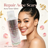 Tonique anti-acné Gluta Booster à l'hamamélis, à l'acide salicylique et à l'eau de rose, absorption rapide, réduit les rougeurs, élimine efficacement et prévient l'acné