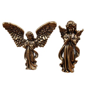 Figuras <span class=keywords><strong>de</strong></span> Ángeles <span class=keywords><strong>de</strong></span> Latón Retro al por Mayor, Estatuas <span class=keywords><strong>de</strong></span> <span class=keywords><strong>Brujas</strong></span>, Artesanías Metálicas Surtidas para Decoración del Hogar - Product Image 5