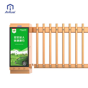 Barrière de stationnement automatique à télécommande 24V CC <span class=keywords><strong>homologuée</strong></span> CE, barrière publicitaire avec bras de clôture - Product Image 1