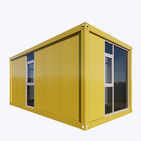 Maisons préfabriquées modulaires en acier modernes de couleur personnalisée, maisons conteneurs préfabriquées pour hôtels, prêtes à être expédiées en Europe