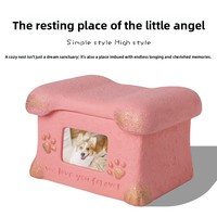 Urna Funeraria para Mascotas en Forma de Hueso Hecha a Mano, para Cachorros, Gatos, Perros y Gatitos, Caja para Cenizas de Cremación