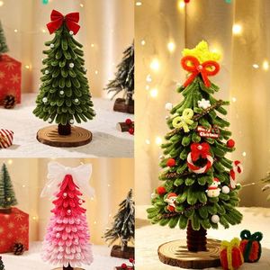 Paquete de Materiales para Manualidades con Palitos Retorcidos, Decoración Creativa para Escritorio, Mini Árbol de Navidad para Regalo - Product Image 3
