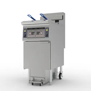 OFE-213 фритюрница с двумя решетками 12kw домашнего использования для приготовления блюд без масла здоровые аэрофритюрница для приготовления блюд без хорошее качество шариковый подшипник с глубоким воздуха фритюрница с двумя решетками - Product Image 1