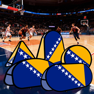 Bosnia_and_Herzegovina Oval Pop up <b>Banner</b> Warp-knitted Fabric for Outdoor Advertising Promotion Outdoor Tent - Product Image 5