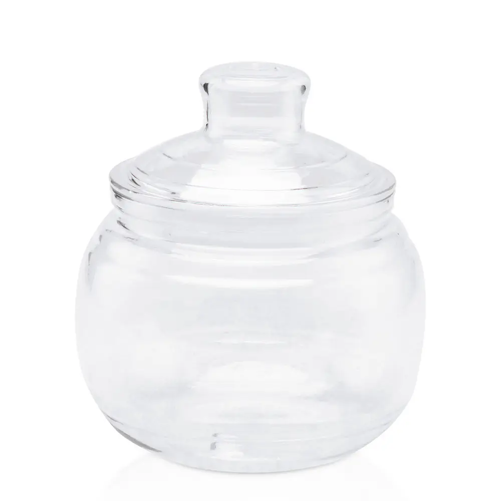 Bulk transparent eco friendly plastic food candy storage jar