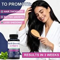 Vitamines pour la croissance des cheveux, produits de beauté, 60 capsules, biotine, palmier nain, zinc, cuivre pour hommes, femmes, adultes, croissance des cheveux, immunité
