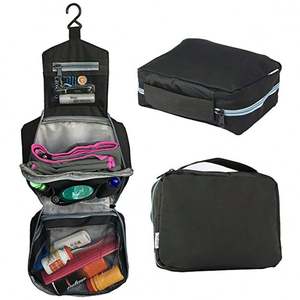 Free Sample High Capacity <b>Women</b> Mens Travel Hanging <b>Toiletry</b> <b>Bag</b> Custom Cosmetic MakeupHigh Quality <b>Toiletry</b> <b>Bags</b> <b>for</b> <b>Women</b> - Product Image 4