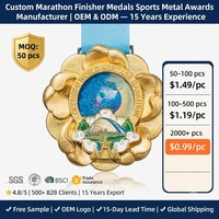 Médaille de Marathon Personnalisée en Forme de Fleur, Globe de Sable, Médaille de Finisseur du Marathon du Patrimoine Mondial de Chengdu, Médaille de Récompense en Métal avec Ruban