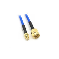 Câble coaxial RF SS402 18 GHz, connecteurs SMA mâle et N femelle, conducteur en cuivre pur, impédance 50 ohms, gaine PVC LSZH TPE, personnalisable
