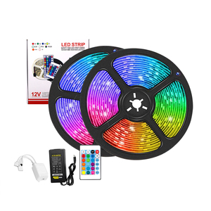 Led Luci di striscia di rgb 12v 5050 32.8FT 10M 60led IP65 per la luce di striscia del led tv Party fabbricazione OEM Luci di Striscia del LED - Product Image 1