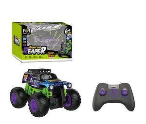 Dwi Dowellin Camioneta Monstruo a Control Remoto 1:14, 2.4GHz, 12km/h, Giro de 360°, Autoequilibrio Vertical, Coche Acrobático <span class=keywords><strong>Bigfoot</strong></span> para Niños, Regalos - Product Image 5