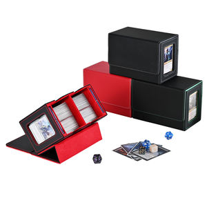 <span class=keywords><strong>กล่อง</strong></span>ใส่การ์ดเกมแบบเปิดสองด้าน ดีไซน์สร้างสรรค์ อุปกรณ์เสริมสำหรับเกมกระดาน <span class=keywords><strong>กล่อง</strong></span>เก็บ<span class=keywords><strong>การ์ด</strong></span>สะสม หนัง PU แม่เหล็ก - Product Image 1