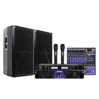 Sistem Audio Panggung GODI Professional Speaker Single 15-inci Deluxe Set High-Power 220V/110V untuk Pertunjukan Luar Ruangan