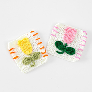 Accessoires de sacs en laine tricotée personnalisés, vente en gros de poches au crochet pour sacs de femmes - Product Image 3