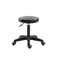 Chaise de bar moderne FlameGlow J28 réglable en cuir PU avec structure en acier inoxydable, non pliable, pour usage commercial