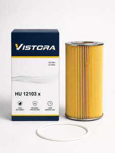 กรองน้ำมันเครื่อง VISTORA คุณภาพสูง HU12103x  ประสิทธิภาพการกรองสูง 1629393 P7045 P55-0812 EL11220X OX434D สำหรับเปลี่ยนในรถบรรทุก - Product Image 1