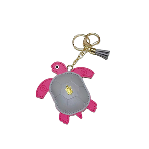 Llaveros de cuero PU con diseño de animales creativos (Dachshund, Tortuga), dijes para bolsos, accesorios para bolsos y etiquetas para equipaje - Product Image 6