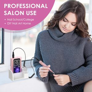 Taladro de Uñas Profesional Recargable, 45000 RPM, Control Táctil, Más de 15 Horas de Duración de la Batería, Eléctrico y Portátil - Product Image 4