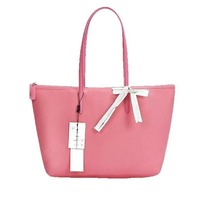 Sac fourre-tout léger pour femme de style français vertical moyen Grand seau imperméable avec fermeture ouverte Matériel PU et polyester