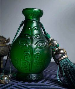 Réplique de flacon de contrôle du destin, le voyage mortel vers l'immortalité, bouteille verte mystérieuse de <span class=keywords><strong>Han</strong></span> Li, ornement de collection de bureau - Product Image 1