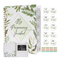 Conception d'impression personnalisée Journal de grossesse Livre de souvenirs Journal hebdomadaire mensuel pour maman