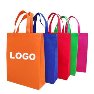 Bolsas de Compras de Tela No Tejida Reciclada al por Mayor, Bolsas Ecológicas Reutilizables, Bolsas de Supermercado con Logotipo Impreso Personalizado - Product Image 1