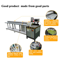Machine de découpe à mesure automatique : longueur maximale de 3000 mm, serrage à double cylindre, précision de 0,1 mm