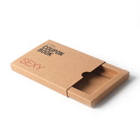 Boîte rigide de produits électroniques avec logo imprimé personnalisé emballage petite boîte de papier à tiroir en carton kraft