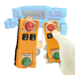 Bonne qualité résistant à l'huile 2 boutons à vitesse unique palan à câble électrique télécommande radio industrielle - Product Image 3