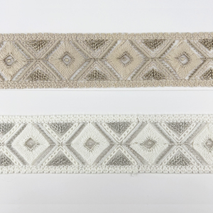 Di alta qualità in pizzo di seta di latte francese federa per la casa arredamento decorativo ricamo <span class=keywords><strong>etnico</strong></span> nastro - Product Image 4