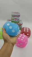 Dés géants Squishy, jouet sensoriel doux à rebond lent, anti-stress, nouveauté, cadeau de fête pour enfants