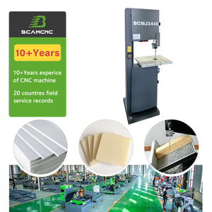 New Full Automatic Vertical CNC Band Saw Machine Wood Cutting with Manual Tension Core Component Motor - Product Image 1