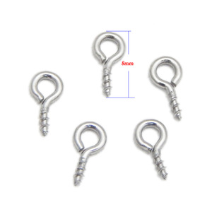 Mini tiges à <span class=keywords><strong>vis</strong></span> <span class=keywords><strong>pour</strong></span> fabrication de bijoux, 500 pièces, pitons, DIY de perles, œillets filetés, fermoirs, bracelets, boucles <span class=keywords><strong>d</strong></span>'oreilles - Product Image 4