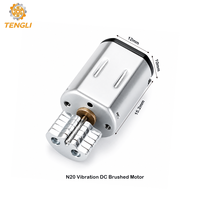 Moteur CC brossé professionnel N20 avec vibrateur en tôle pour système d'alarme par vibration de serrure de porte intelligente et sonnette sans fil