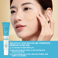 Gel Facial Herbal OEM ODM para Eliminar Manchas y Cicatrices de Acné, Reducir Poros, Reparar el Acné y Suavizar la Piel