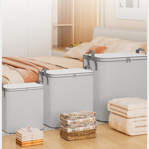 Best Household 250L Large Capacity <b>Bedding</b> Storage Bag Quilt Storage Container Clothes Storage Bag Wardrobe Organizer Moving Bag - Product Image 2