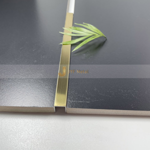 Profilé en U en acier inoxydable pour carrelage, décor moderne pour portes d'appartement, étanche, durable, bandes miroir dorées, installation facile, plus encore - Product Image 6