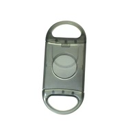Cutter et ciseaux à cigares vintage manuels en acier inoxydable transparent multicolore, vente en gros à prix réduit