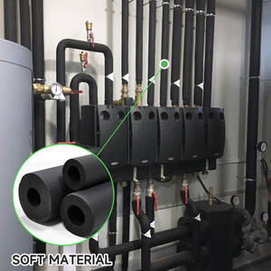 CF RUBA ISOLATION Matériau NBR Diamètre intérieur Isolation des tuyaux Matériaux d'isolation thermique pour les conduites d'eau et les grandes canalisations - Product Image 5