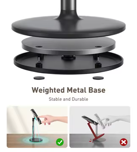 new Popular Magnetic 360 Rotation Height Tilt Adjustable Extendable Aluminium Alloy Desk Phone <b>Stand</b> Lazy <b>Stand</b> for Home - Product Image 3