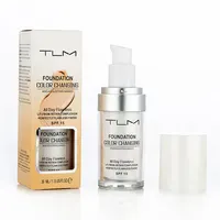 Tlm-Base mágica facial fps, maquillaje orgánico personalizado, Etiqueta Privada, cosméticos, crema hidratante, Base líquida que cambia de Color
