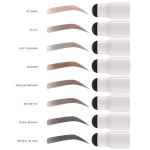 Poudre de cheveux hautement pigmentée imperméable sans Logo pour kit de mise en forme d'impression de pochoir de timbre de sourcil Poudre de définition de <span class=keywords><strong>sourcils</strong></span> d'apparence naturelle - Product Image 2