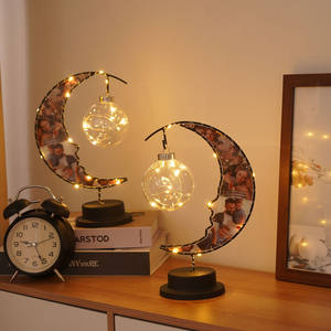 Venta directa de fábrica, luz nocturna de media luna, foto DIY, funciona con pilas, decoración del hogar, Festival, Ramadán, regalos de fiesta de Navidad - Product Image 3