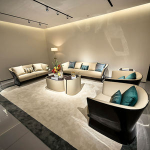 Sofá Reclinable de Cuero Sintético de Alta Calidad para Apartamento y Habitación de Invitados, Sofá <span class=keywords><strong>Cama</strong></span> Seccional Moderno con Esponja de Alta Densidad - Product Image 3