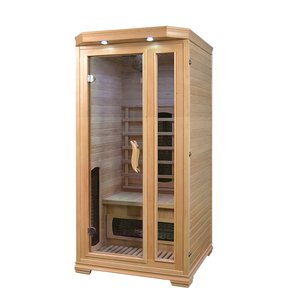 <span class=keywords><strong>Sauna</strong></span> <span class=keywords><strong>de</strong></span> <span class=keywords><strong>Madera</strong></span> <span class=keywords><strong>Individual</strong></span> para Exteriores, Terapia <span class=keywords><strong>de</strong></span> Luz Roja Infrarroja Lejana para 1-2 Personas - Product Image 2